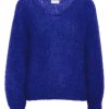 Knitwear | Americandreams Milana Ls Mohair Knit Electric Blue