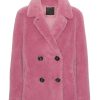 Outerwear | Americandreams Fiona Short Coat Without Fur Pink