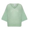 Knitwear | Americandreams Miranda Shortsleeve Pullover Mint Green