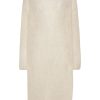 Dresses | Americandreams Camilla V Neck Mohair Dress White