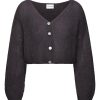 Knitwear | Americandreams Cornelia Cropped Cardigan Black