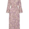 Dresses | Americandreams Sally Long Dress Lilac / White Flower