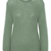 Knitwear | Americandreams Ulla O Neck Knit Pullover Dusty Green