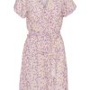 Dresses | Americandreams Milly Wrap Dress Short Lilac/Yellow Flower