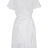 Dresses | Americandreams Milly Wrap Dress Short Solid White