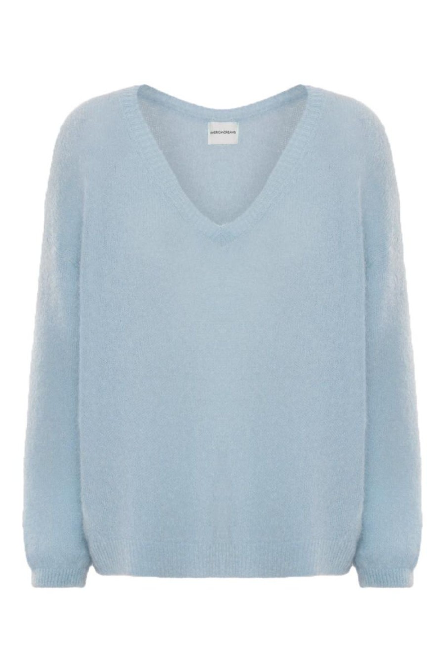 Knitwear | Americandreams Silja V Neck Knit Light Blue