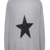 Knitwear | Americandreams Molly Ls Star Knit Grey