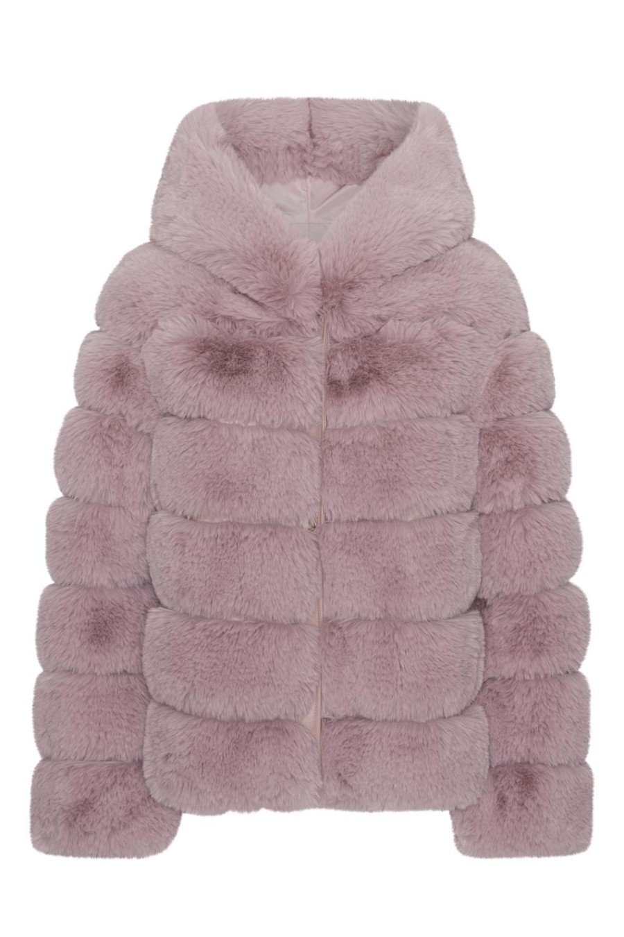 Outerwear | Americandreams Blake Short Faux Fur Jacket Light Pink