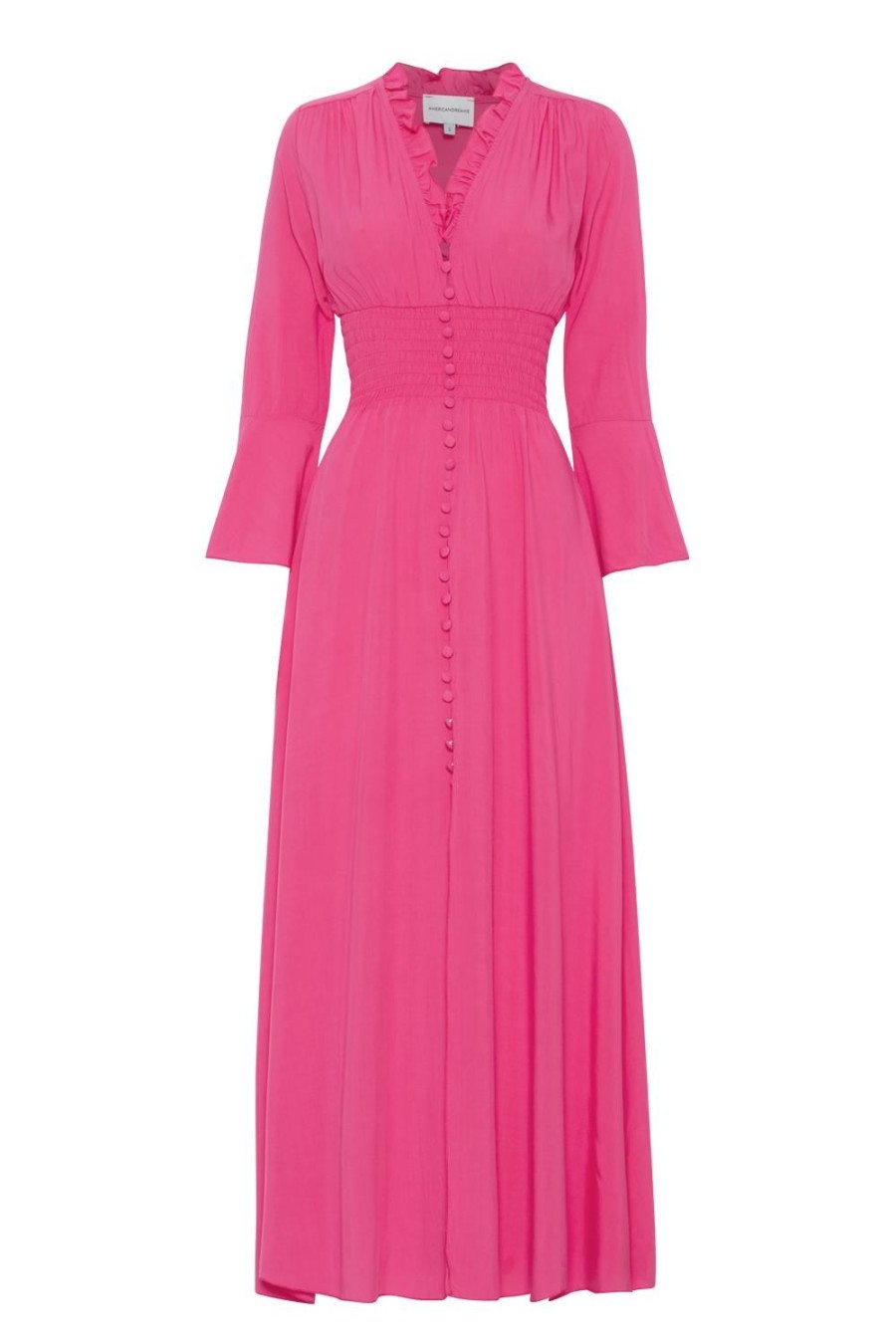 Dresses | Americandreams Sally Long Dress Pink Solid