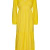 Dresses | Americandreams Umi Long Solid Cotton Yellow