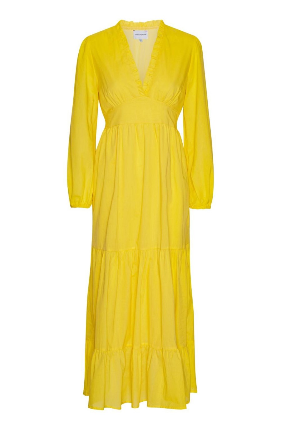 Dresses | Americandreams Umi Long Solid Cotton Yellow