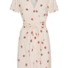 Dresses | Americandreams Milly Wrap Dress Short Beige W/Ladybugs