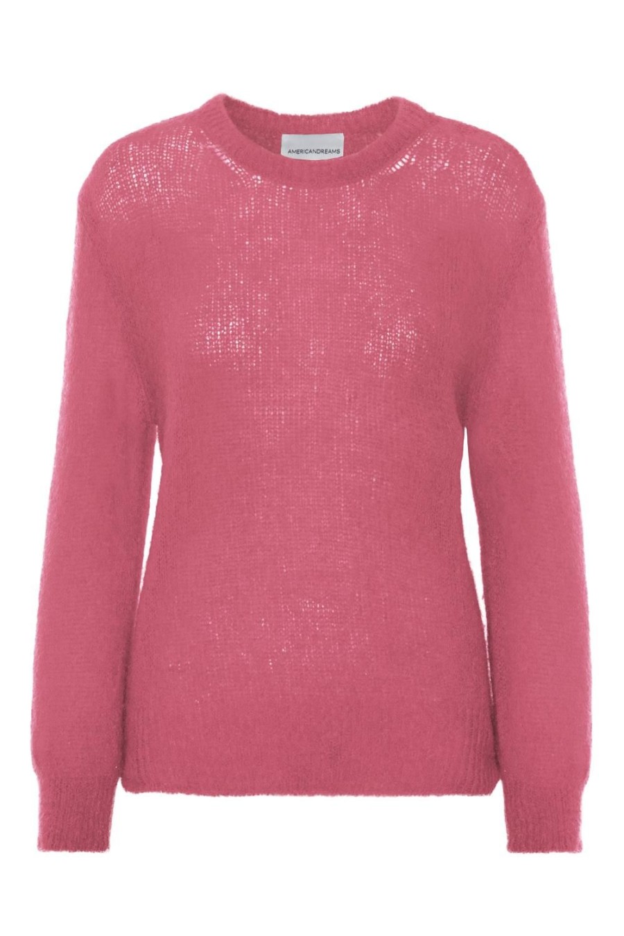 Knitwear | Americandreams Ulla O Neck Knit Pullover Pink