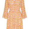 Dresses | Americandreams Sally Short Dress Peach Flower