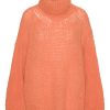 Knitwear | Americandreams Pepper Roll Neck Alpaca Pullover Burnt Orange