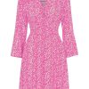 Dresses | Americandreams Sally Short Dress Pink Flower