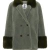 Outerwear | Americandreams Fiona Short Wool Coat Green