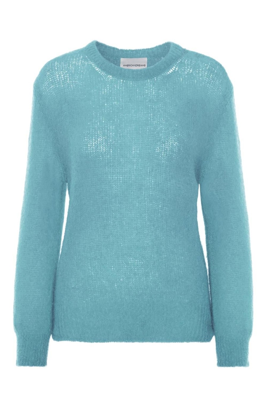 Knitwear | Americandreams Ulla O Neck Knit Pullover Turquoise