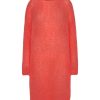 Dresses | Americandreams Chiara Ls Roll Neck Dress Coral Red