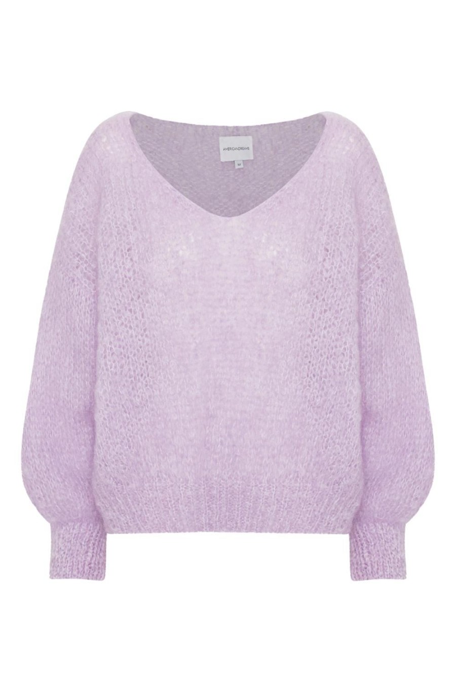 Knitwear | Americandreams Milana Ls Mohair Knit Light Purple