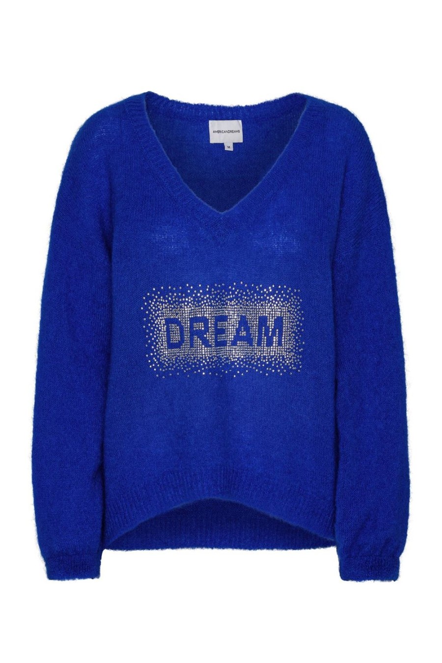 Knitwear | Americandreams Silja V Neck Crystal Pullover Electric Blue