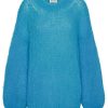 Knitwear | Americandreams Pepper Round Neck Pullover Aqua Blue