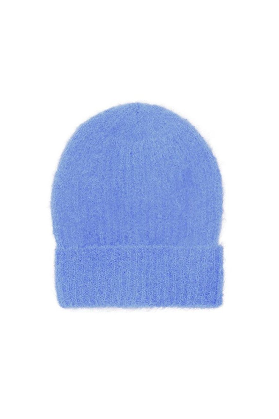 Knitwear | Americandreams Mila Mohair Beanie Sky Blue