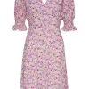 Dresses | Americandreams Koko Short Dress Purple Summer Flower