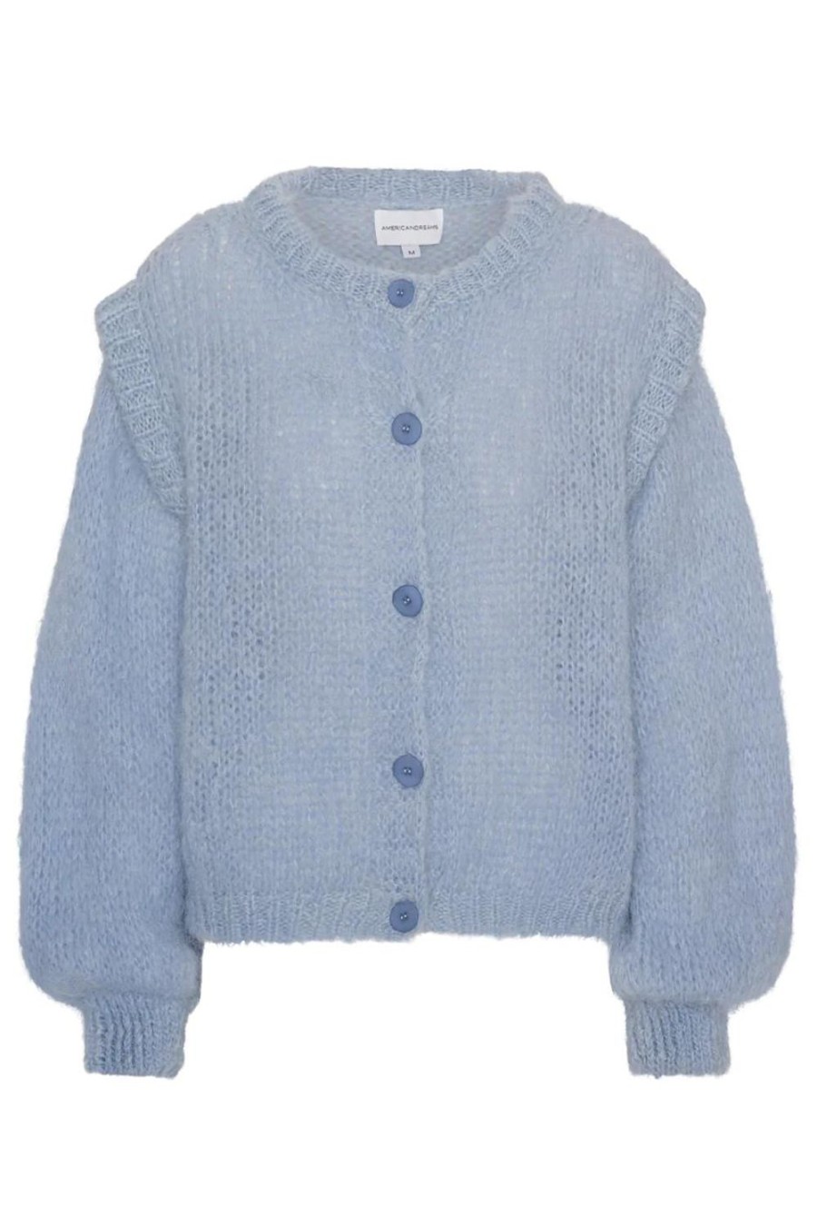 Knitwear | Americandreams Olly Cardigan Light Blue