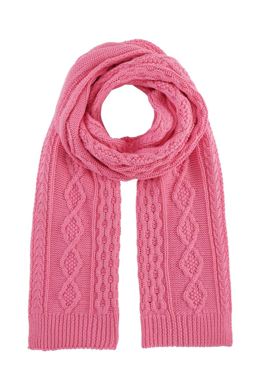 Knitwear | Americandreams Jojo Cotton Scarf Pink