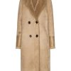 Outerwear | Americandreams Leona Wool Coat Long Light Brown