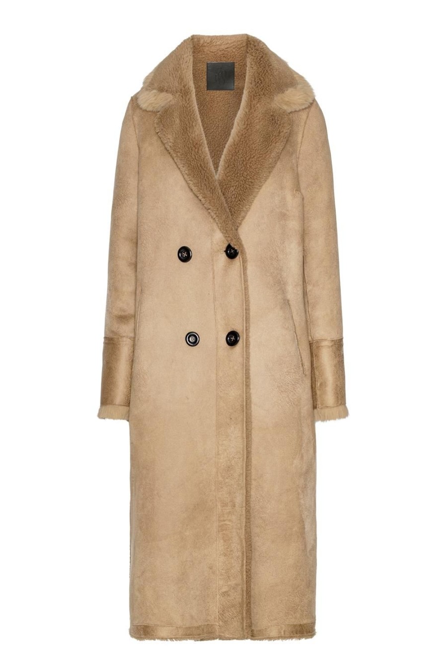 Outerwear | Americandreams Leona Wool Coat Long Light Brown