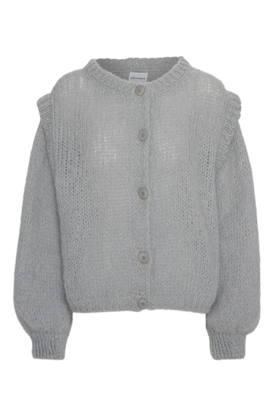 Knitwear | Americandreams Olly Cardigan Light Grey