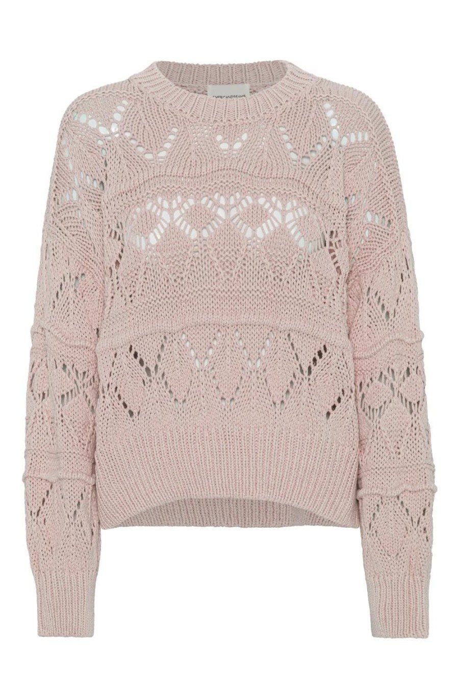 Knitwear | Americandreams Cassie Cotton Pullover Light Pink