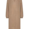 Knitwear | Americandreams Silja Dress Medium Brown