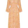 Dresses | Americandreams Sally Long Dress Peach Flower