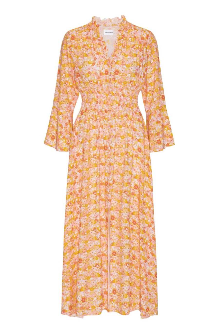 Dresses | Americandreams Sally Long Dress Peach Flower