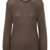 Knitwear | Americandreams Ulla O Neck Knit Pullover Dark Brown