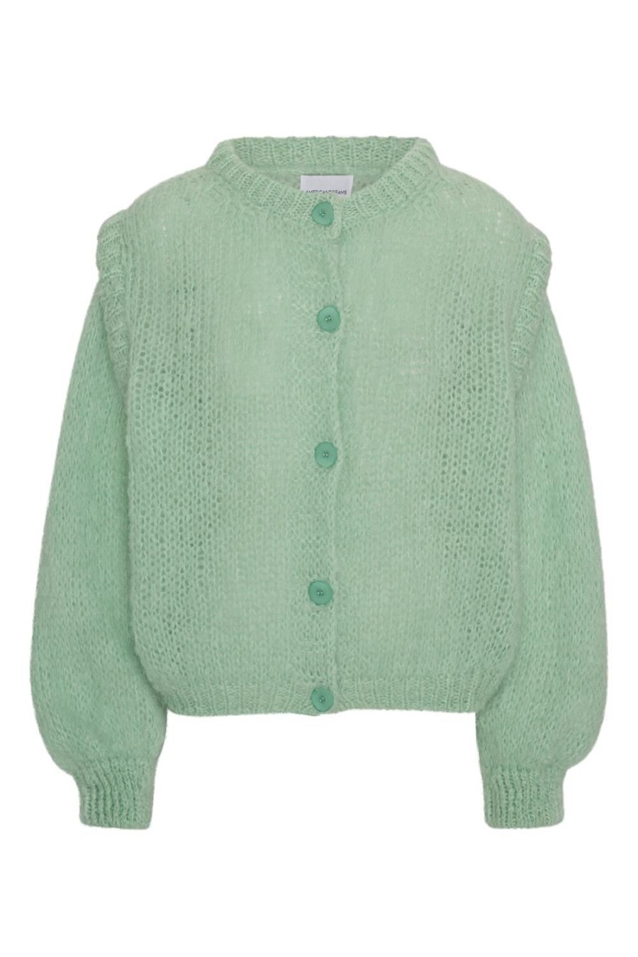 Knitwear | Americandreams Olly Cardigan Mint Green