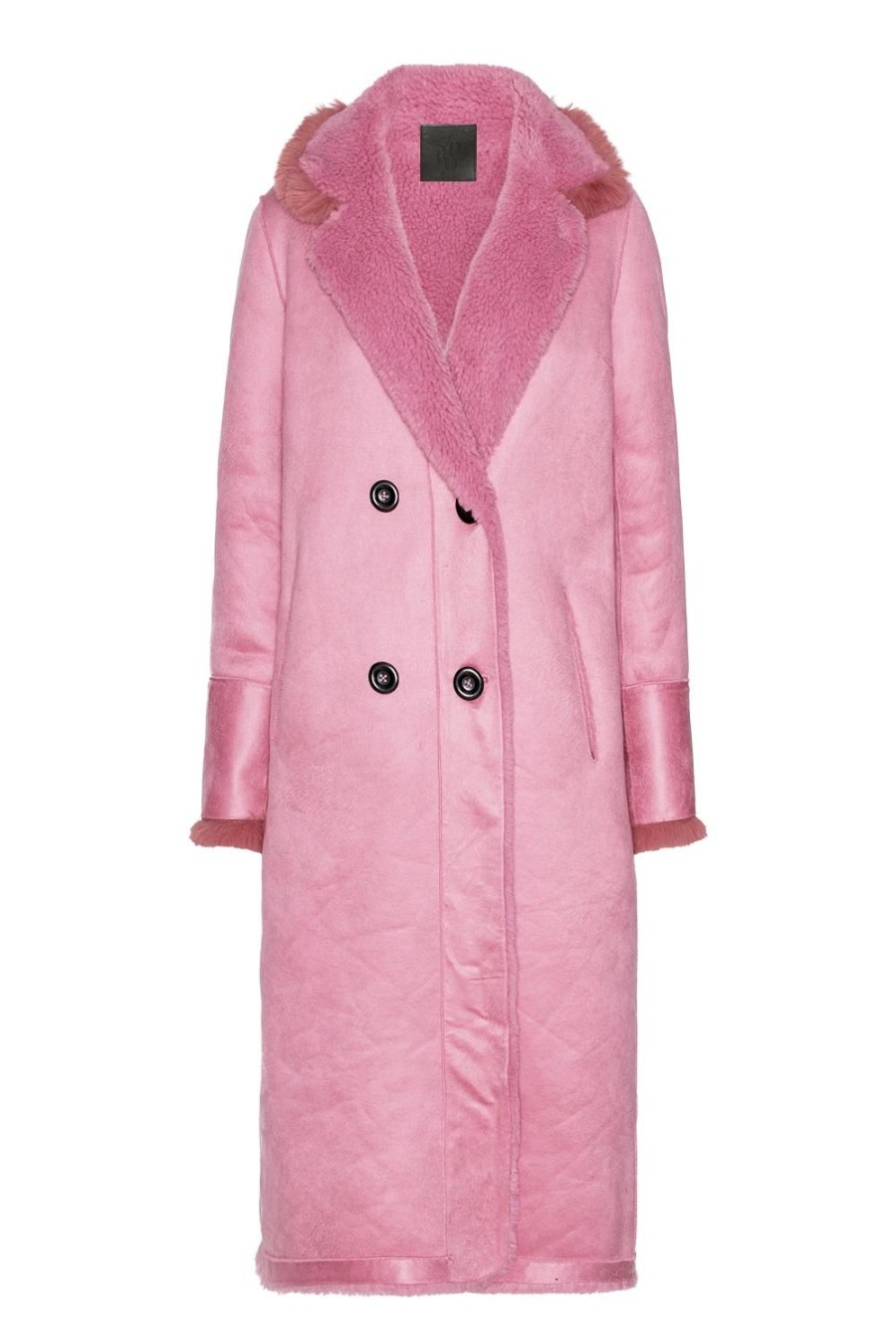 Outerwear | Americandreams Leona Wool Coat Long Pink