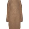 Dresses | Americandreams Chiara Ls Roll Neck Dress Medium Brown