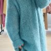 Dresses | Americandreams Camilla V Neck Mohair Dress Turquoise