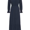 Dresses | Americandreams Koko Dress Long Closed Back Navy Blue