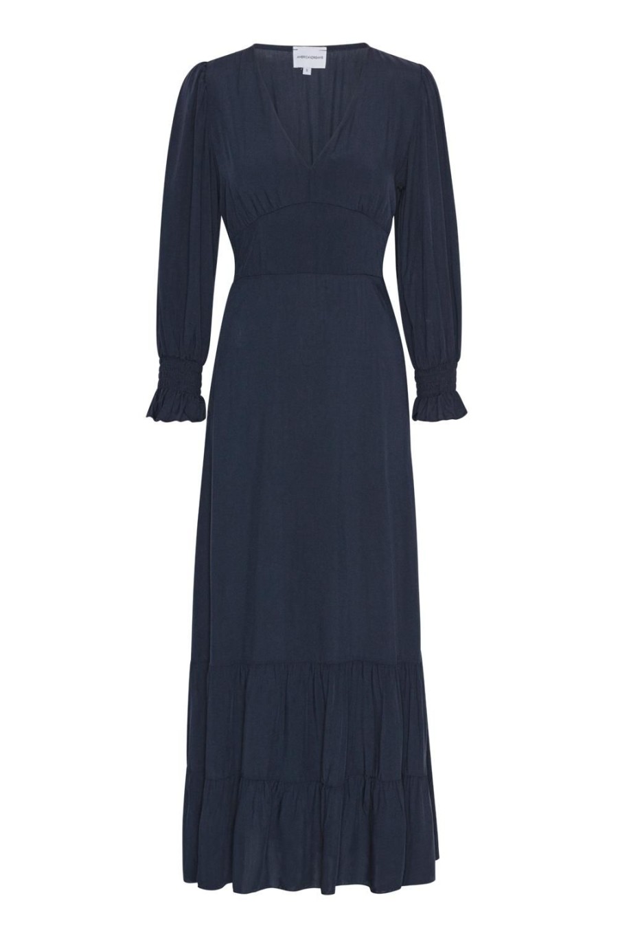 Dresses | Americandreams Koko Dress Long Closed Back Navy Blue