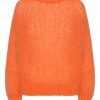 Knitwear | Americandreams Leonnie Alpaca Pullover Burnt Orange