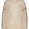 Knitwear | Americandreams Catia Mohair Stitch Pullover Almond