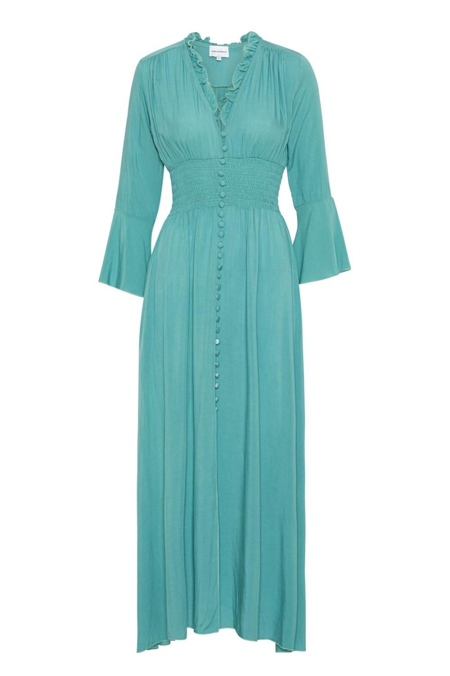 Dresses | Americandreams Sally Long Dress Turquoise Solid