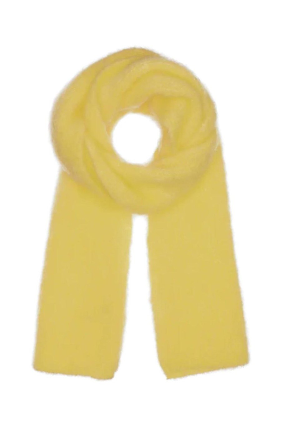 Knitwear | Americandreams Lisa Mohair Scarf Yellow